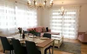 White Vintage Park View Apartment